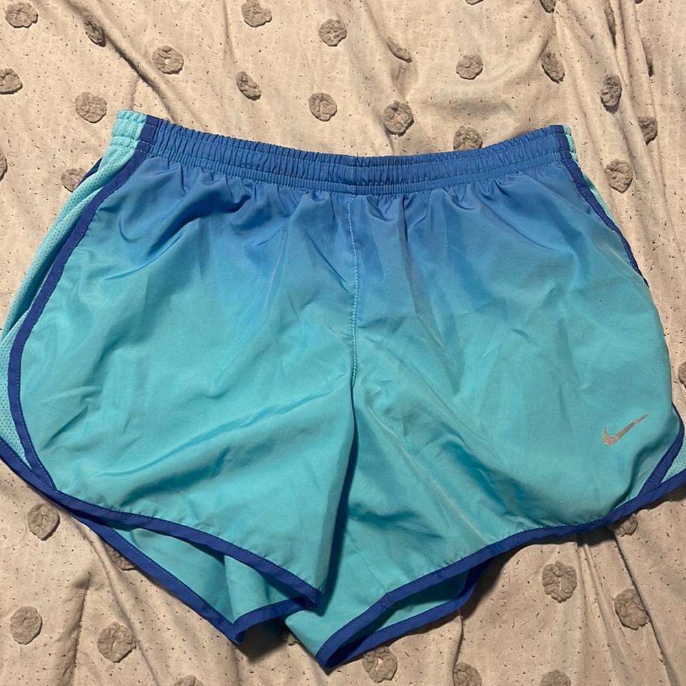NIKE dri-fit Large Blue athletic shorts